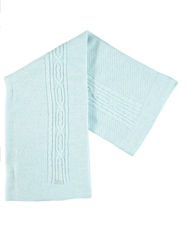 Monna Rosa Baby Boy Overalls, Hat, Socks & Blanket Gift Set - Blue