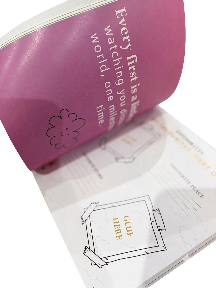 Baby first milestone book