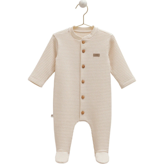 Caramell Baby 3-Piece Set – Soft Teddy Overalls, Hat & Basic Blanket Bundle